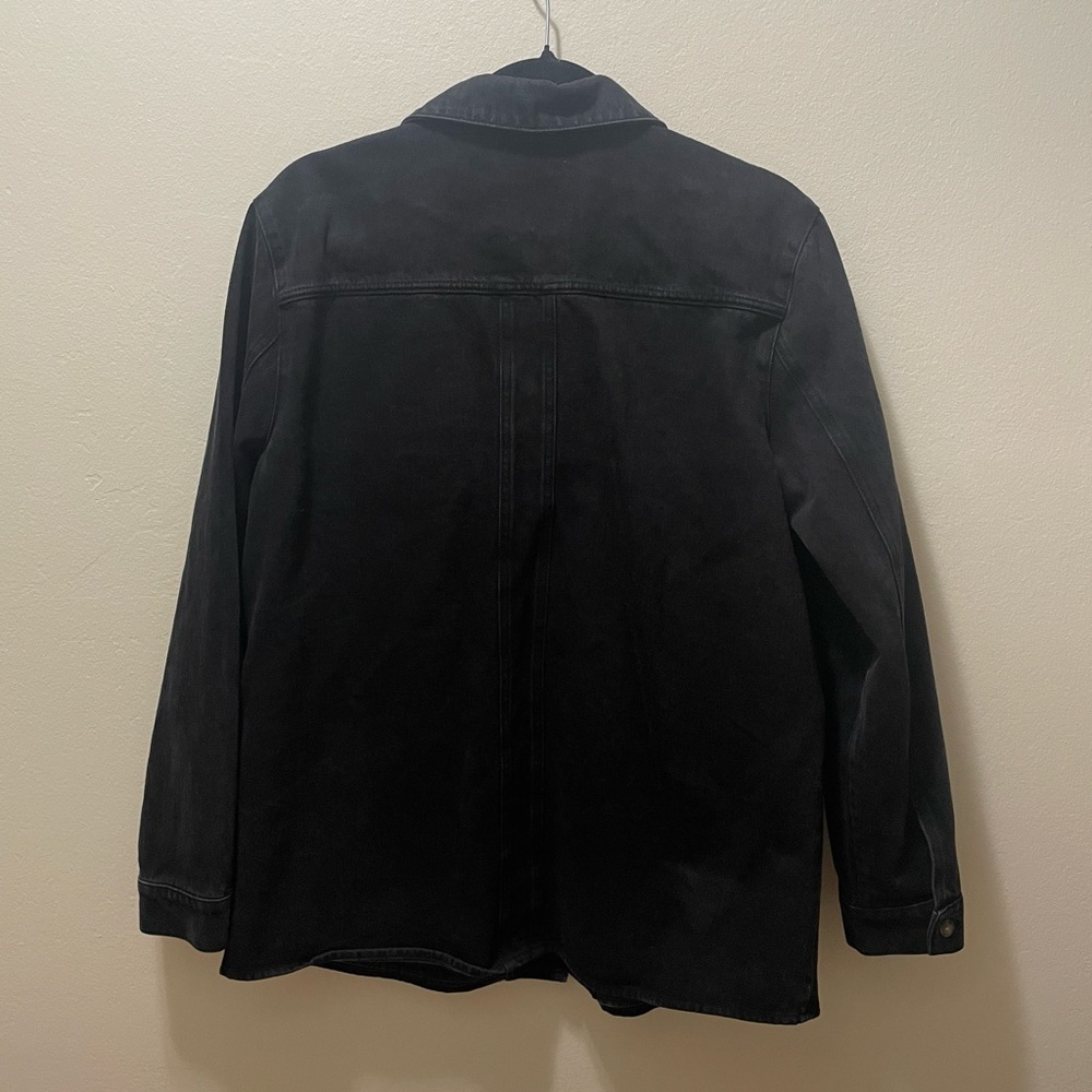 SOLD // Sézane NWT Will Jacket in Washed Black Size L - Picture 6 of 6
